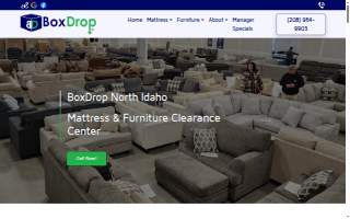 BoxDrop Mattress & Furniture North Idaho website