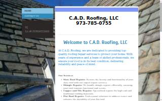 Cd'A Roofing website