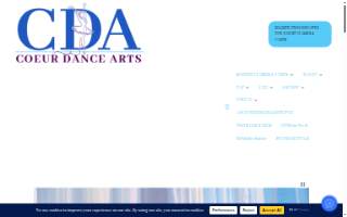 Coeur Dance Arts website