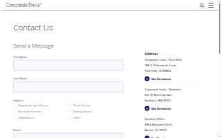 Corporate Tools website