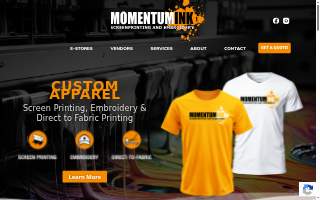 Momentumink website
