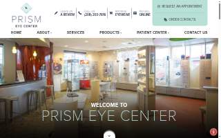 Prism Eye Center website