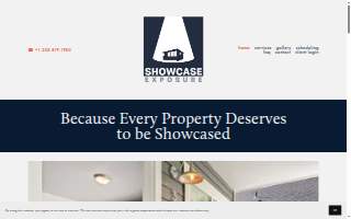 Showcase Exposure website