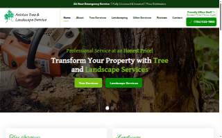 Ashton Tree Service website