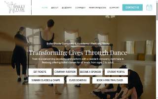 Ballet Etude Company and Academy website