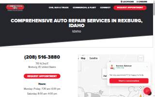 Commercial Tire of Rexburg website