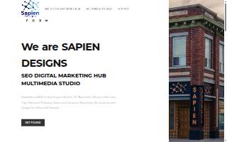 Sapien Designs SEO digital marketing hub website