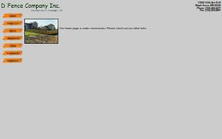 D Fence Company website
