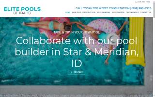 Elite Pools of Idaho website
