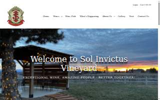 Sol Invictus Vineyard website