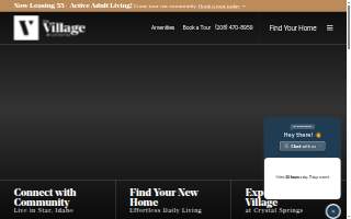 The Village at Crystal Springs website