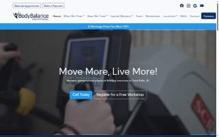 Body Balance Physical Therapy website