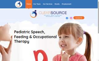 Clear Source Therapy and Clinical Resource Center website