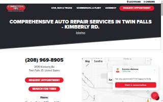 Commercial Tire of Twin Falls website
