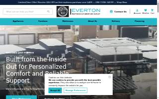 Everton Mattress website
