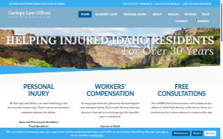 Gariepy Law Offices website
