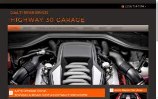 Highway 30 Garage & Towing website
