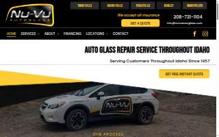 Nu-Vu Auto Glass of Twin Falls website