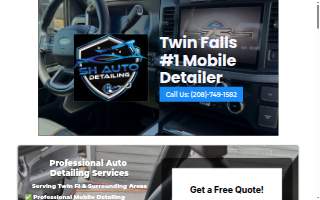 SH Auto Detailing website