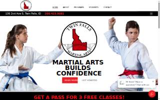 Twin Falls Martial Arts website