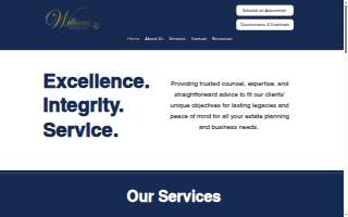 Williams Law Office website
