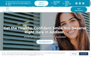 Addison Dental Studio website