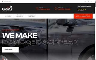 Casas Autoworks (Body Shop & Mechanical) website