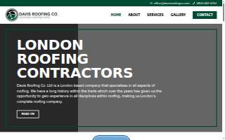 Davis Roofing, Co. website