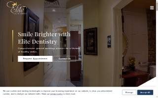 Elite Dentistry website