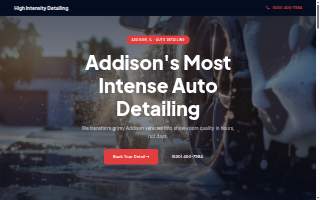 High Intensity Detailing website