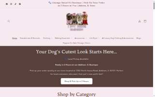 Tiny Paws Fashion website