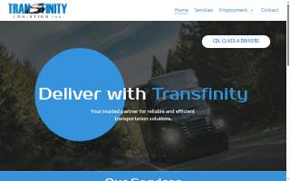 Transfinity Logistics website