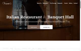 Venuti’s Banquet Hall & Italian Restaurant website