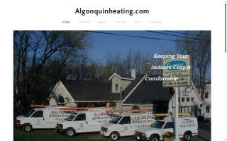 Algonquin Heating & Air Conditioning website