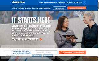 Athletico Physical Therapy - Algonquin website