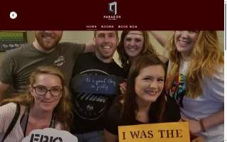 PARADOXsquared Adventure Escape Rooms website