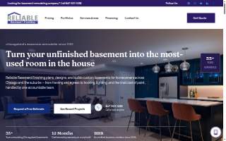 Reliable Basement Finishing website