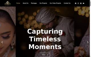 Rj Raheel Photography website