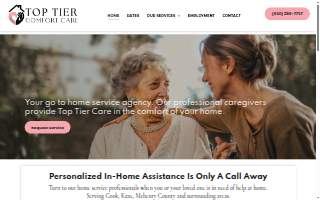 Top Tier Comfort Care website