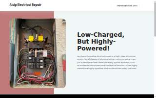 Alsip Electrical Repair website
