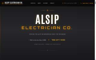 Alsip Electrician Co. website