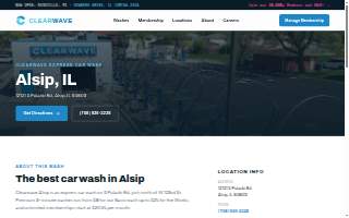 Clearwave Car Wash of Alsip website