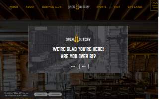 Open Outcry Brewing Company website