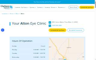 Clarkson Eyecare of Alton website