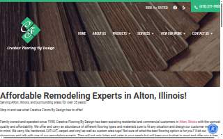 Creative Flooring By Design of Alton website