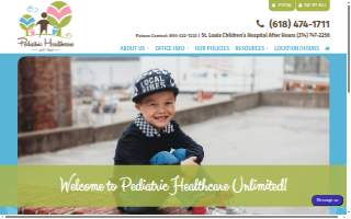 Pediatric Healthcare Unlimited of Alton website