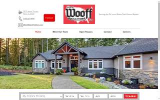 Wooff Realtors website