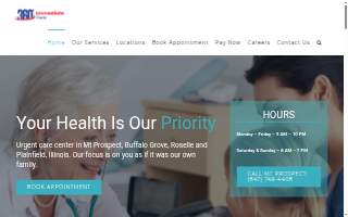 360 Immediate Care website