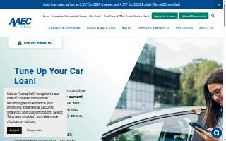 AAEC Credit Union of Hoffman Estates website