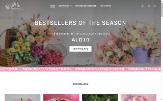 Ali Dream Flowers of Arlington Heights website